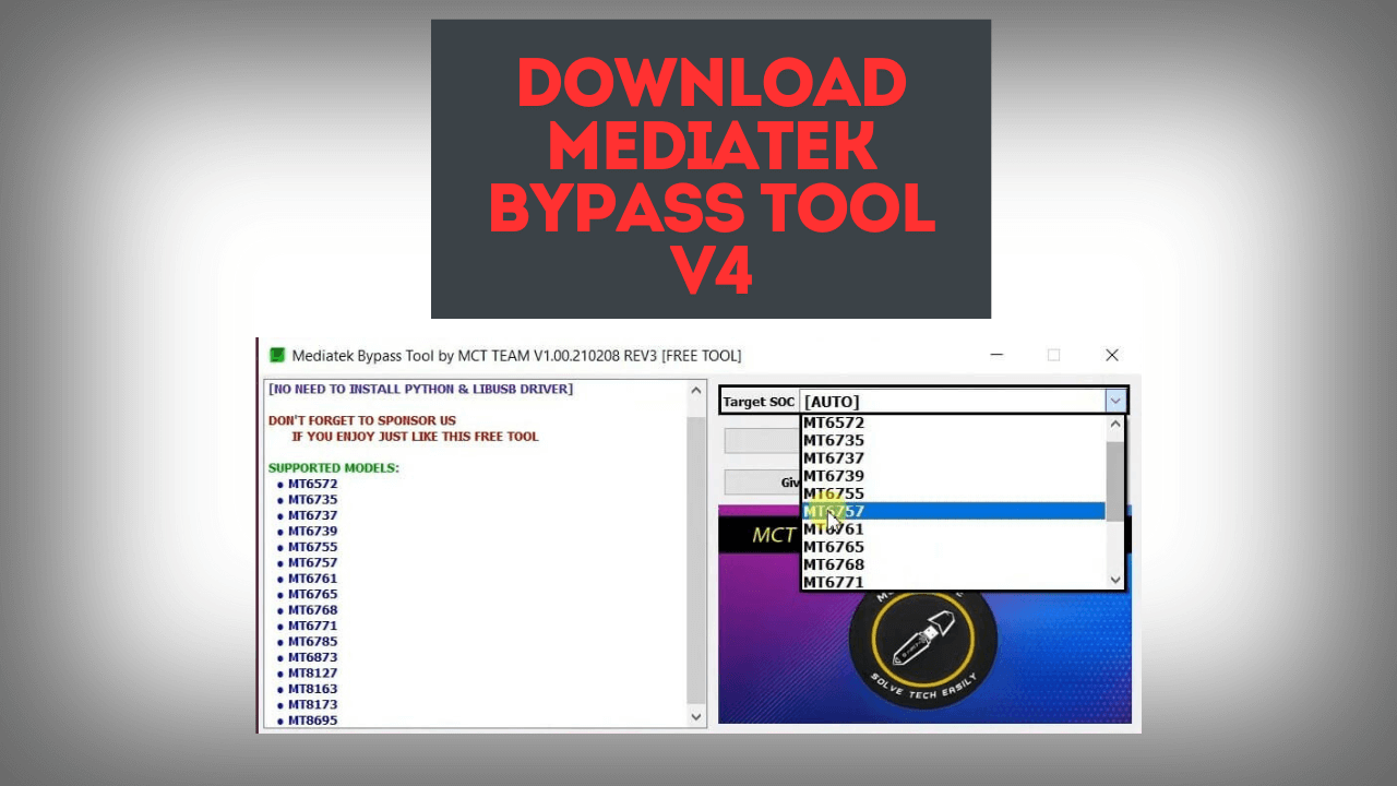 Download MediaTek Bypass Tool V4